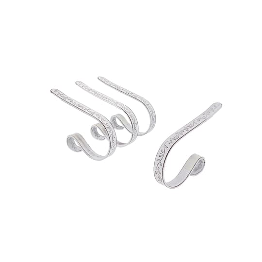 Original MantleClip® Holly Whitewash Stocking Holders, 4ct.